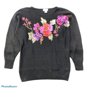 Vintage Victoria Jones Sequined Sweater. Size L.